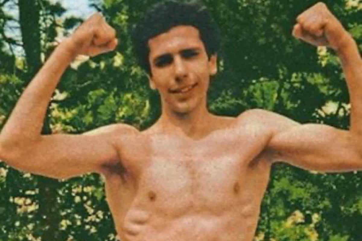 Checco Zalone da giovane 