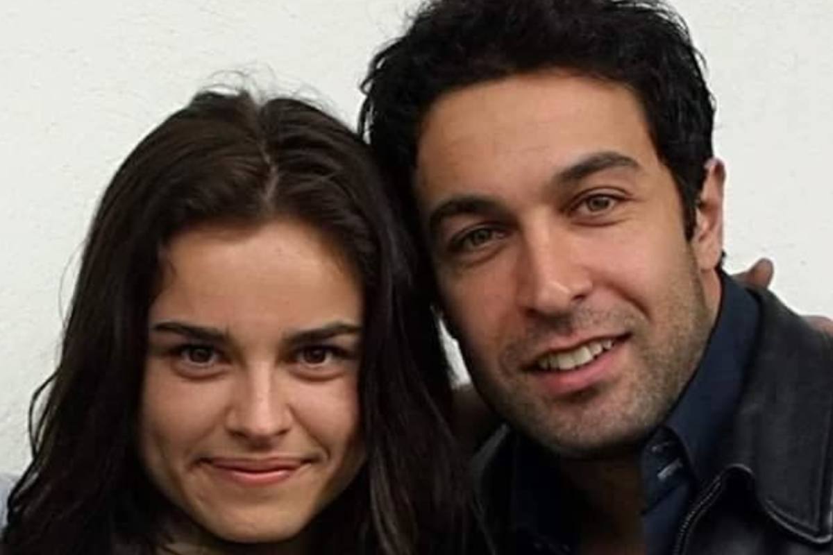 Pietro Taricone con sua moglie